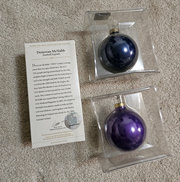 NFL christmas ornaments lot of 3 Phoenix Suns, Bears, Donovan McNabb - Picture 2 of 6
